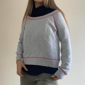 Grey classic cozy sweater no size tag